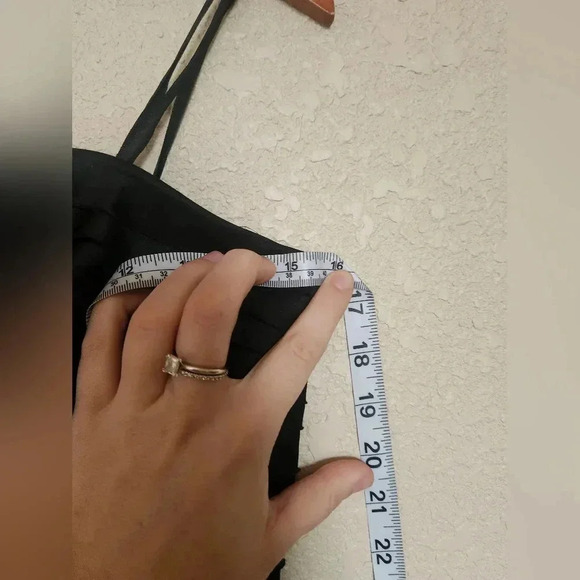 Victor Costa Vintage Classic Strapless Black Layered Mini Dress Women's Size 6 - Picture 11 of 11